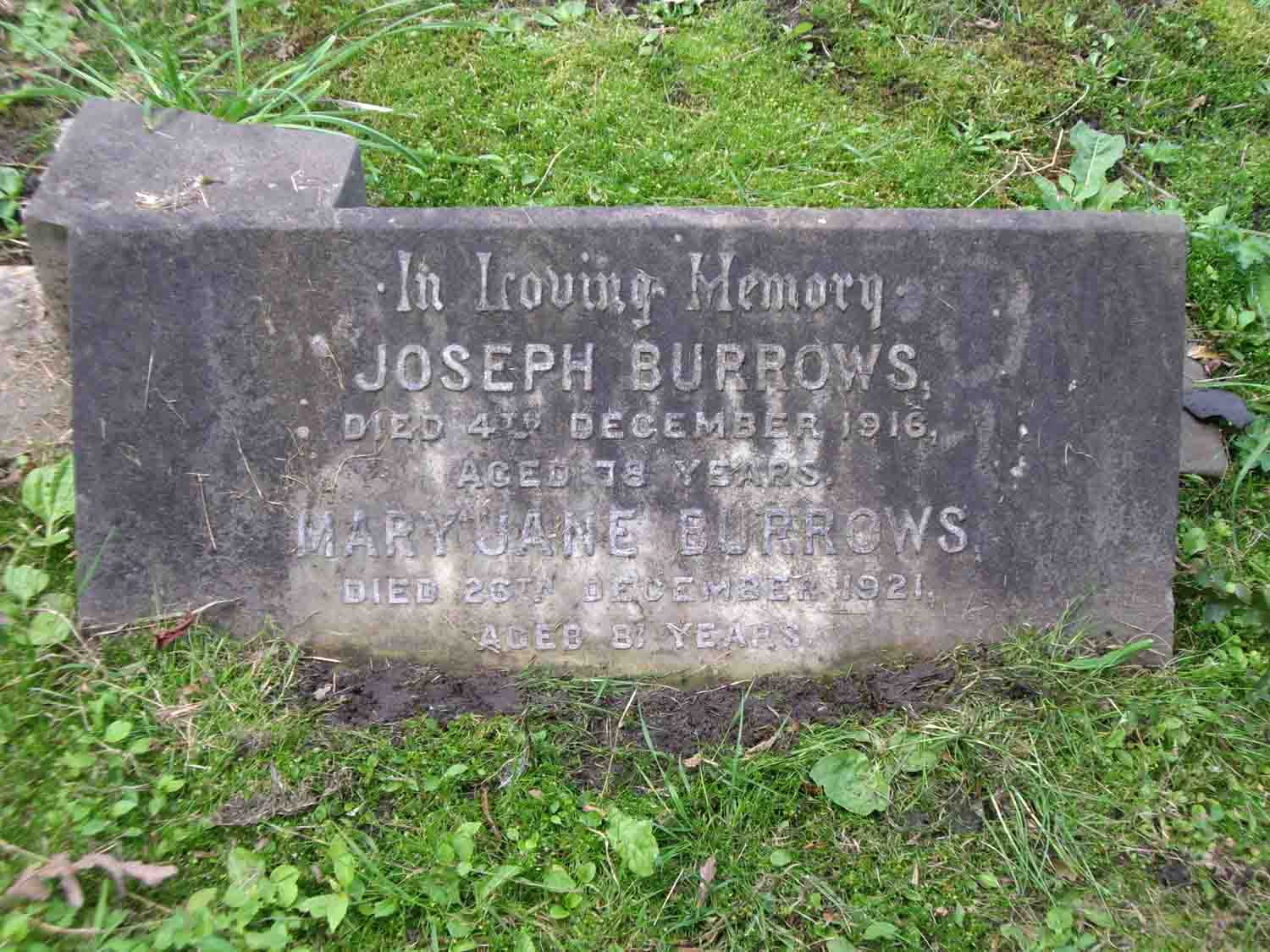 Burrows, Joseph & Mary Jane  (2 575) 